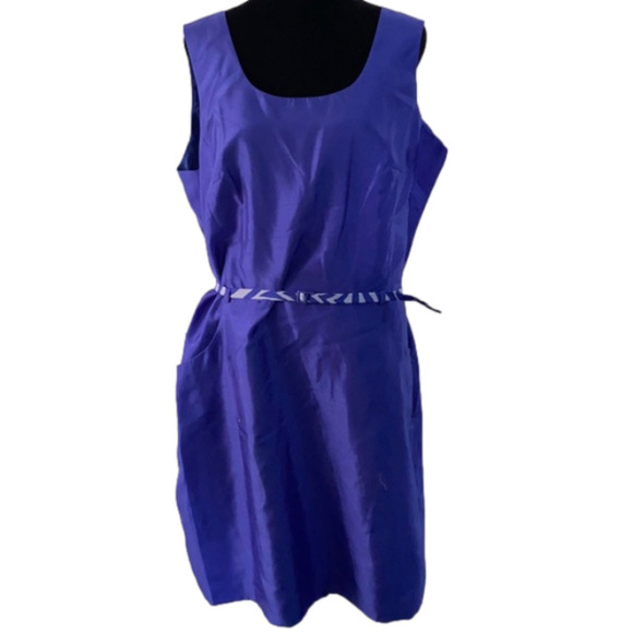 john meyer Dresses & Skirts - 𝅺john meyer collection cobalt dress with belt